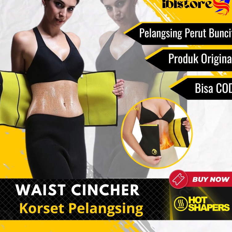 Korset Pelangsing Perut Buncit Ori Alat Pembakar Lemak Korset Slimming Waist Cincher Pengecil Perut 