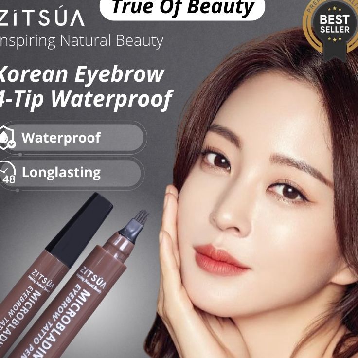 ZITSUA Korean Eyebrow 4Tip WaterproofPensil Alis Microblading