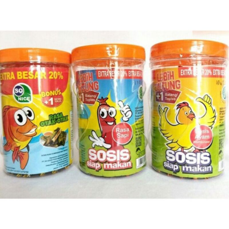 

SOSIS SO NICE SIAP MAKAN 25pcs x21gr
