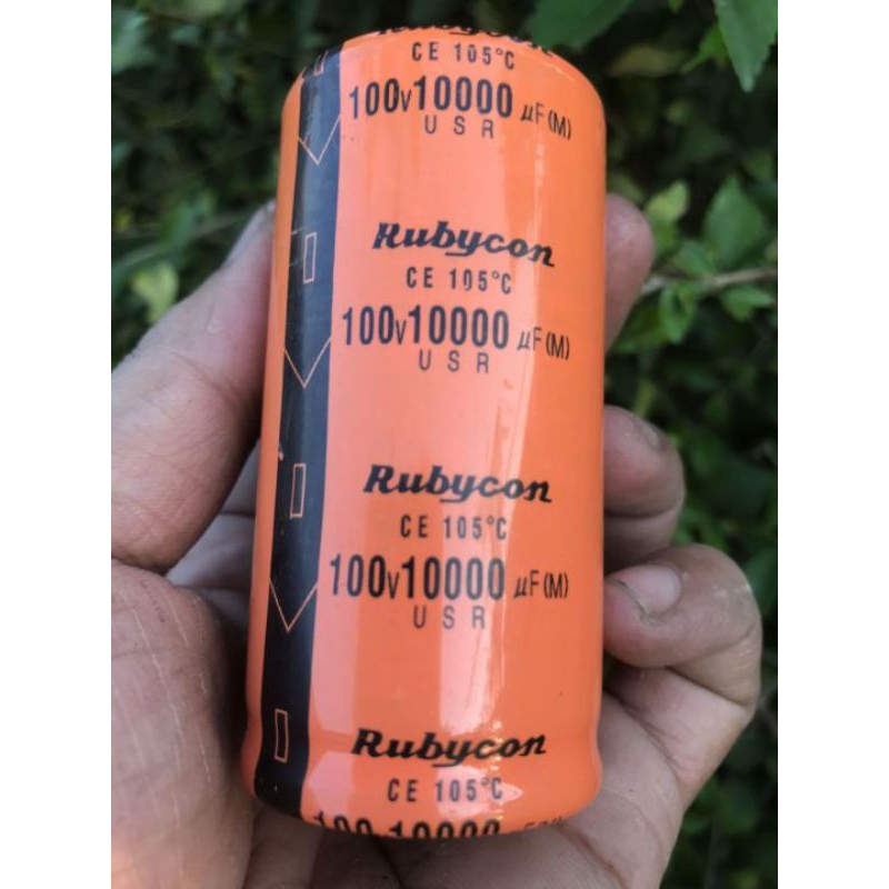 elko 10000uf 100v Rubycon orange