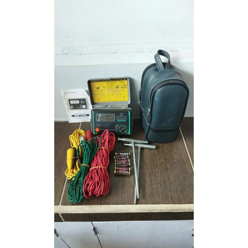 Digital earth tester/grounding tester kyoritsu 4105a second