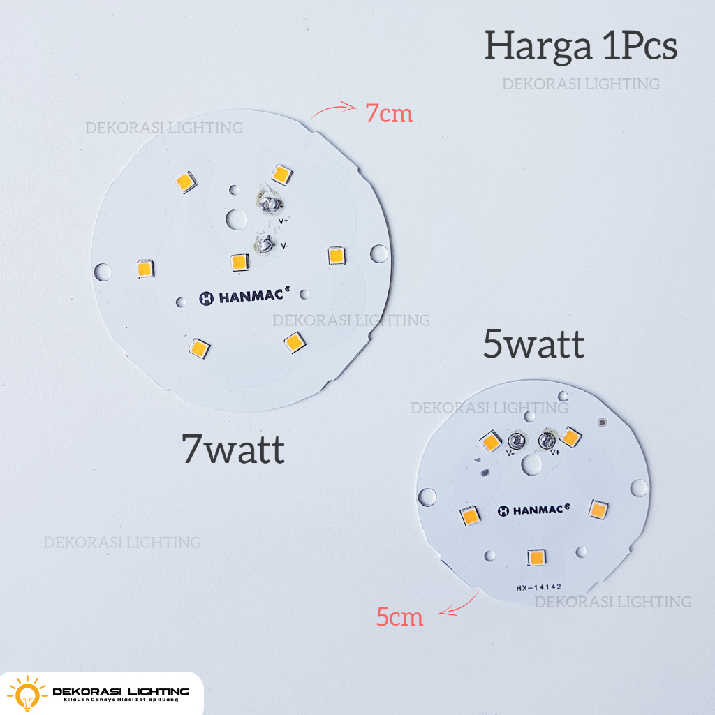 Lampu mata led 5watt 7watt Warm white untuk lampu sorot dekor