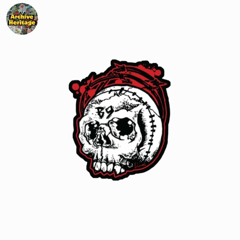 

sticker Bridge Nine x Linas Garsys artwork artist band hardcore punk stiker