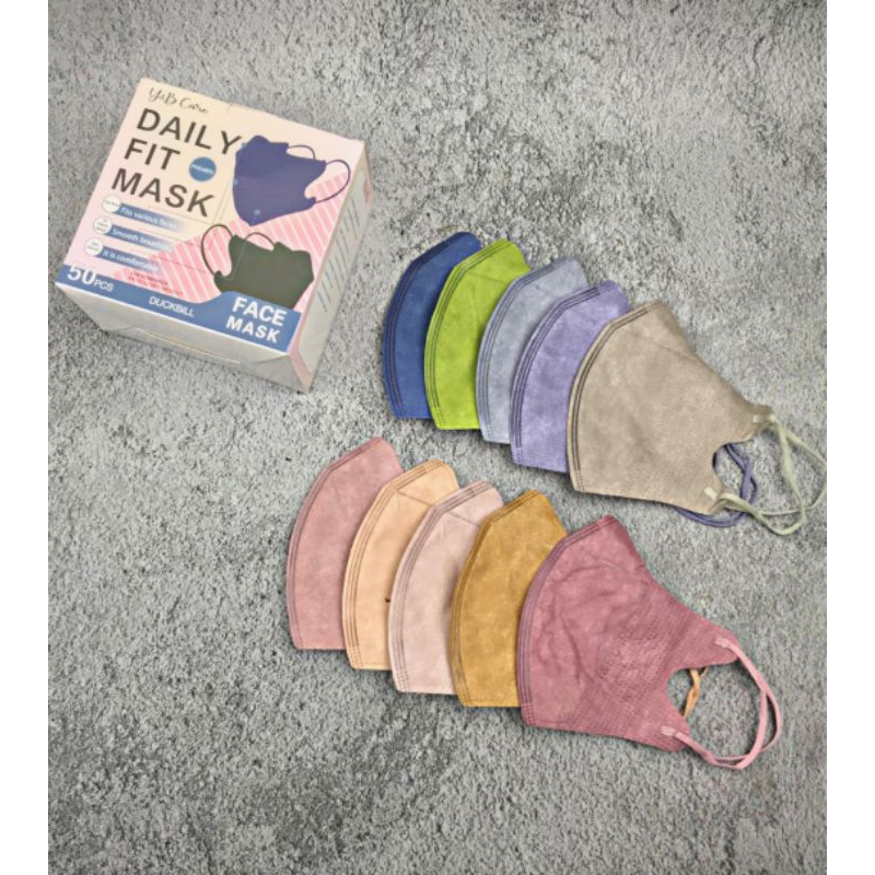 Masker Duckbill Y&B CARE mix warna