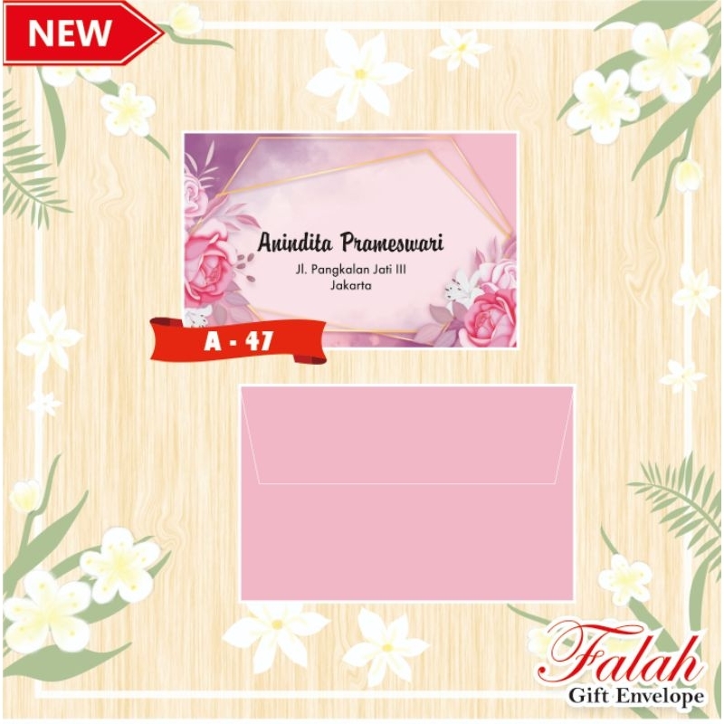 

Amplop Falah A 47 Harga Murah Isi 50 Lembar ( Belum Termasuk Cetak )