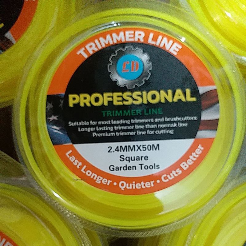 Ay00 328 TRIMMER LINE /SENAR NYLON PANJANG 50 MTR