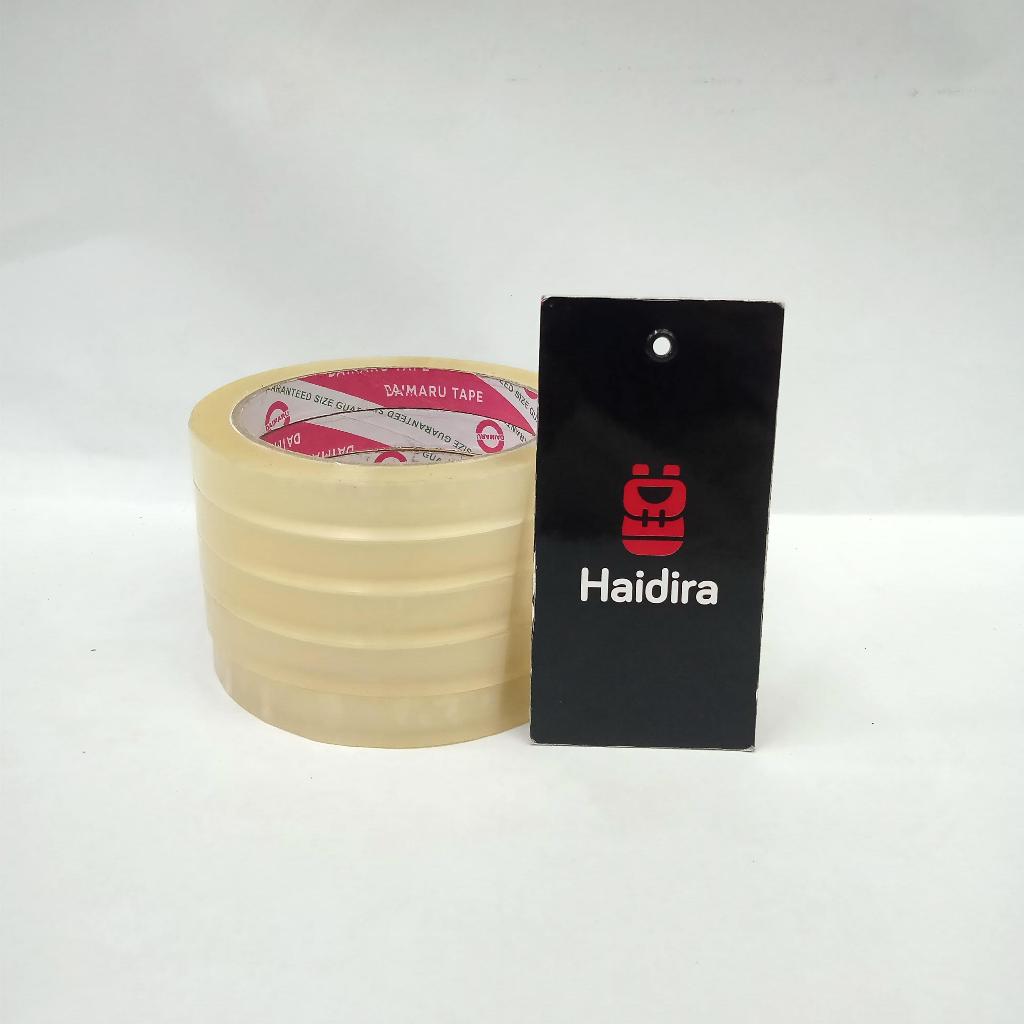 

Selotip Bening Lakban / Isolasi Daimaru 12mm x 72 Yard