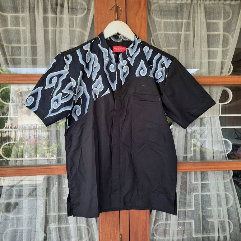 Kemeja pria batik Tulis mega mendung cirebon premium