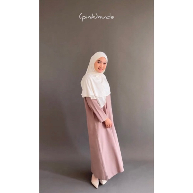 PRELOVED Linen Dress Khalewale Pinknude