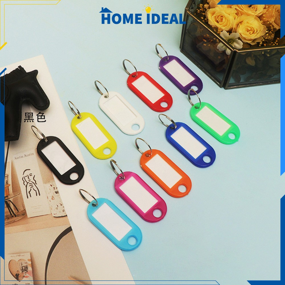 Key Ring Tag Gantungan Kunci Label Nama Multifungsi / Keychain Ring Name Tag / Gantungan Kunci Rumah