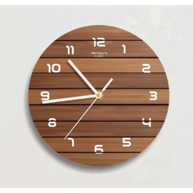 Jam dinding jati / Jam dinding kayu / Jam dinding unik