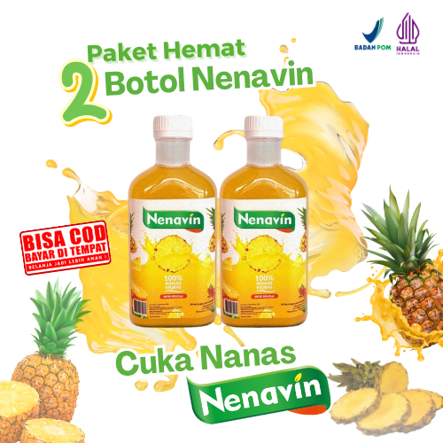 

PAKET 2 BOTOL - Cuka Nanas NENAVIN Bantu Turunkan Gula Darah Tinggi - Original BPOM-HALAL 300ml