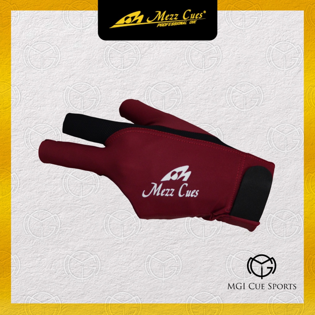 Mezz Premium Billiard Glove - Burgundy