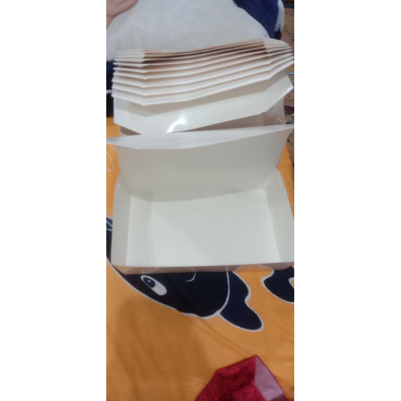 Turun harga  Paper Lunch Box Jumbo XXL Ergopack Tebal-kotak makan kertas-bento box
