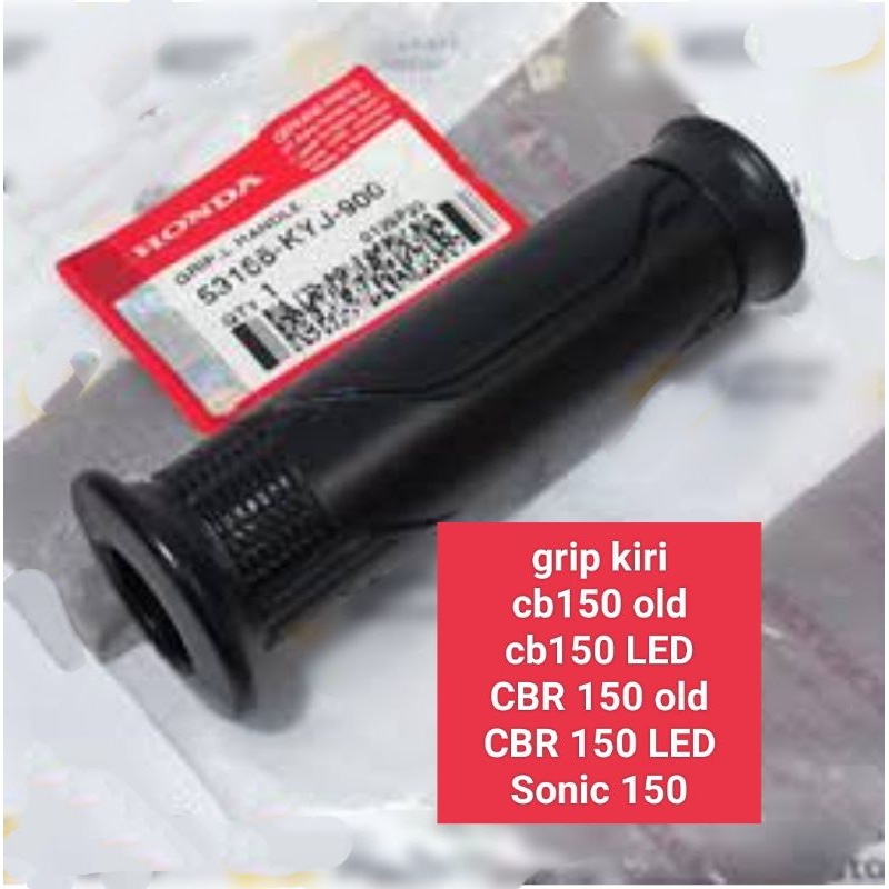 karet grip kiri cb150 sonic150 cbr150/53166kyj900