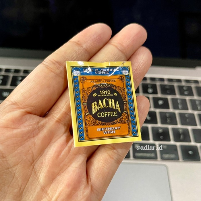 MINIATUR MAGNET TEMPELAN KULKAS PRODUK BACHA COFFEE SACHET