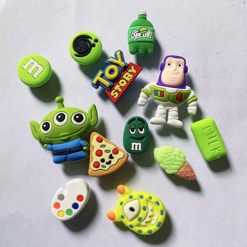 Sandal Charms Kartun Crocs Pin Jibbitz DIY Dapat Dilepas Anak Hadiah Decorate Accessories Toy Story