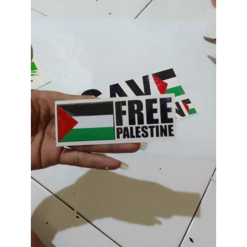 Bee. Sticker Free Palestine Cutting Sticker Mobil Motor Save Palestine Gaza 10cm Murah Bagus
