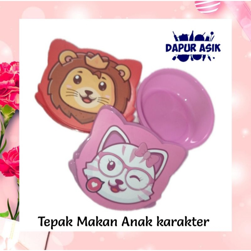 TEPAK MAKAN BEKAL NASI KARAKTER FREE BUBBLE