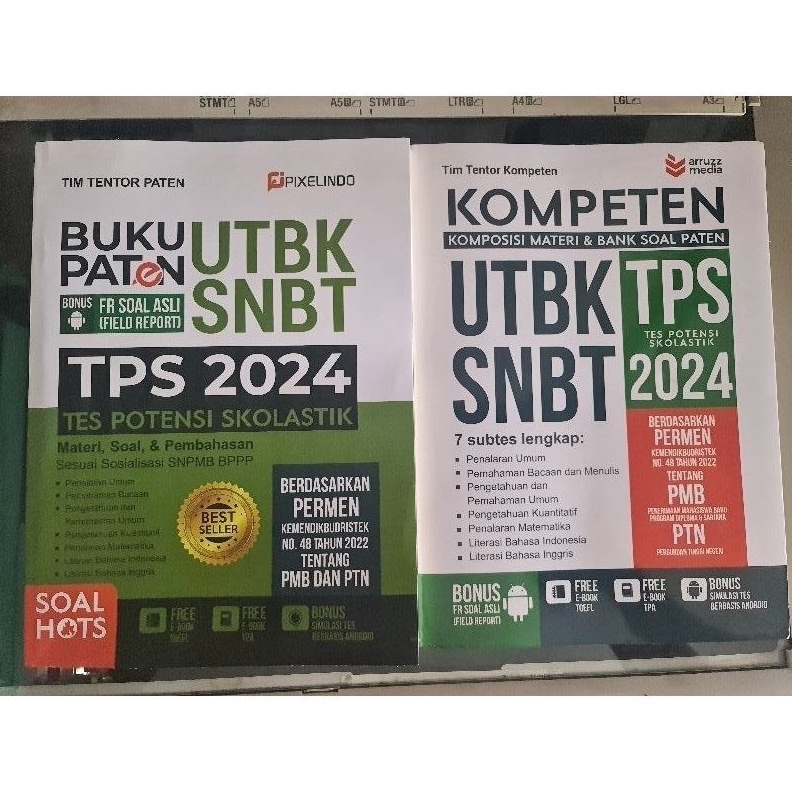 

KODE J99C BUKU PATEN UTBK SNBT TPS 224 Hots KOMPETEN UTBK TPS SNBT 224 TES POTENSI SKOLASTIK