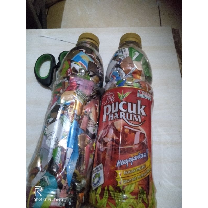 ecobrick botol teh pucuk