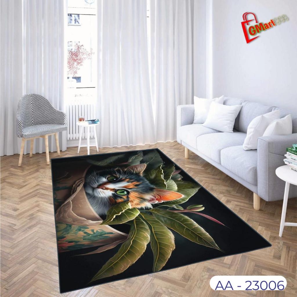 Karpet Busa Malaysia Motif Kucing Daun 150 x 190 Masterpiece