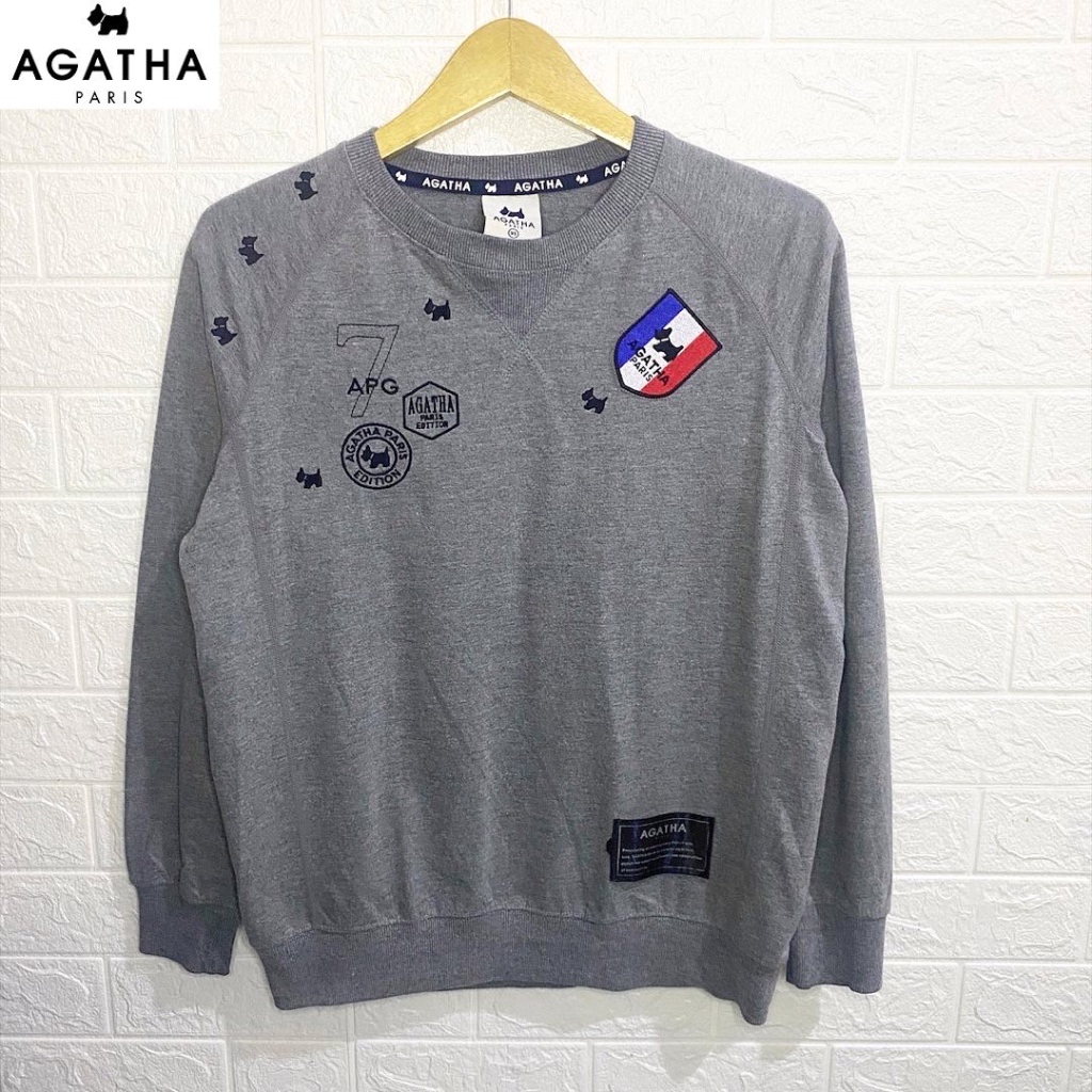 Agatha Paris grey crewneck
