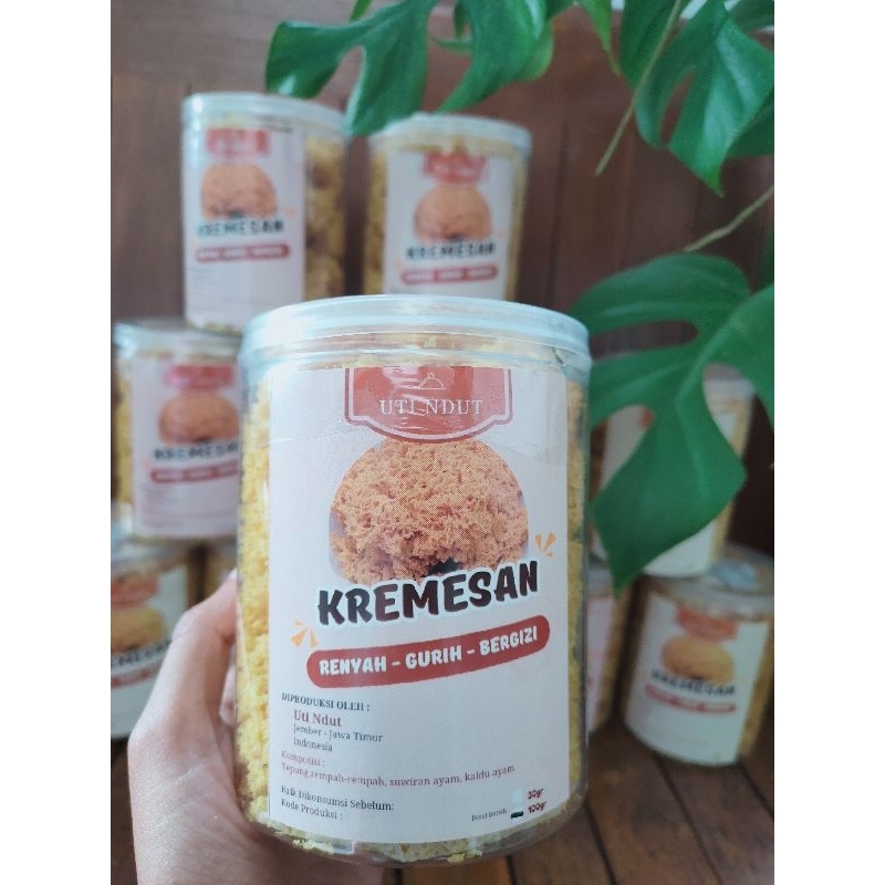 

Kremesan kemasan toples 100gr