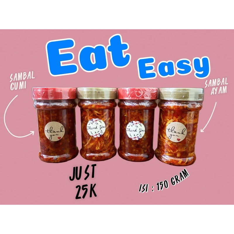 

EAT EASY SAMBAL CUMI SAMBAL AYAM
