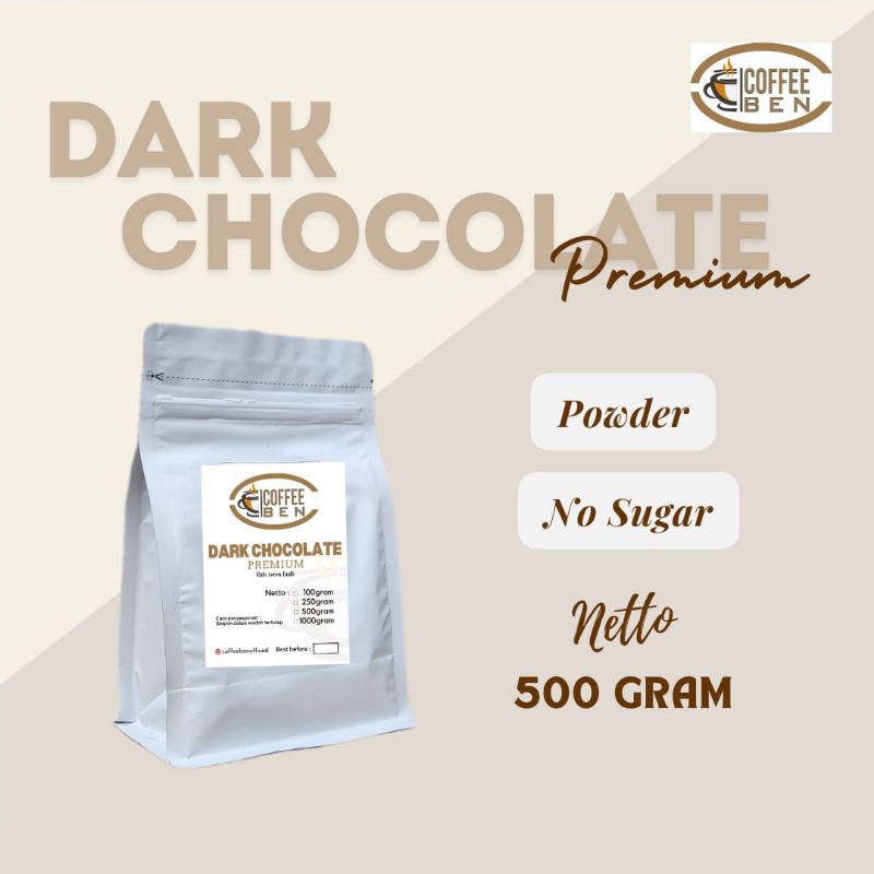 

Dark Chocolate Powder 500g Bubuk Dark Coklat