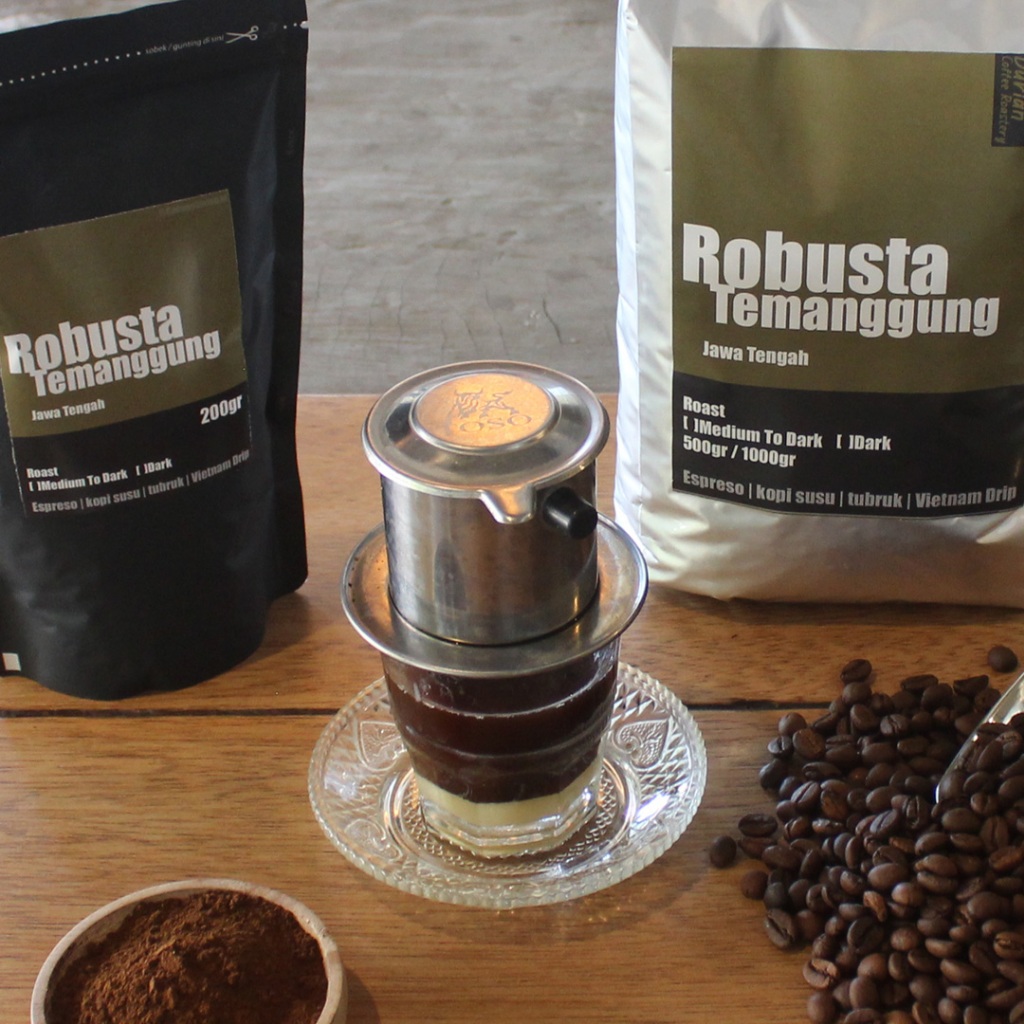

Robusta Temanggung - Roast Bean / Bubuk / biji kopi Kualitas Super