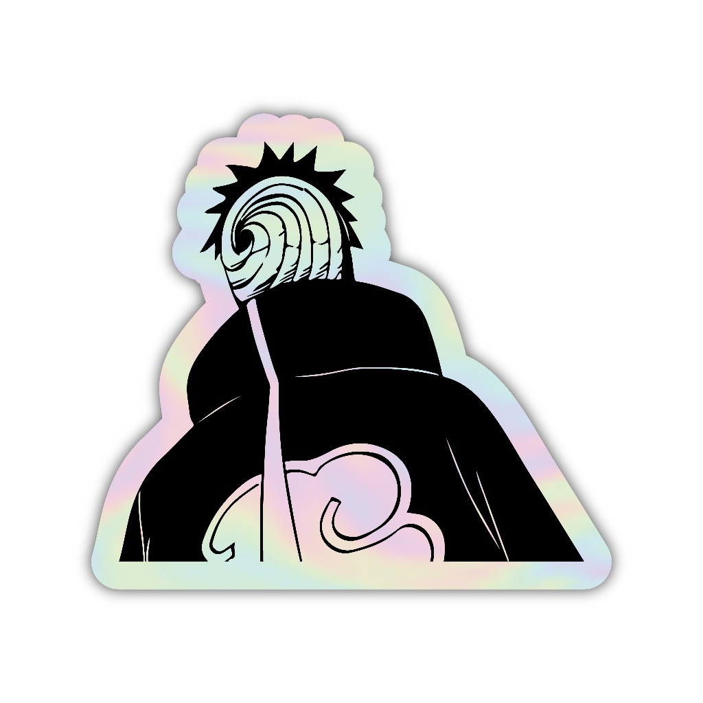 

Z162 sticker obito anime naruto, stiker hologram satuan