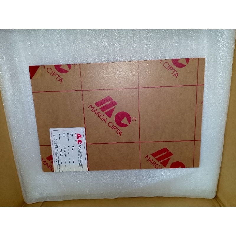 Acrylic Sheet Lembaran Akrilik Clear Bening Merah Kuning Biru Hijau - A6 2Mm