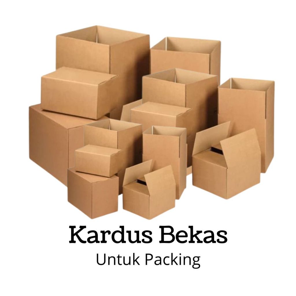 

Kardus Packing Paket Ukuran 20 x 10 x 8 Kardus Box Packing Bekas Isi 10PCS