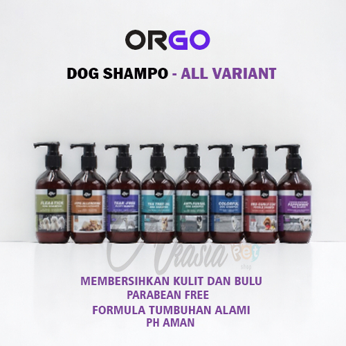 Orgo Dog Shampoo All Variant 250 ml / Shampoo Anjing - Anti Fungal