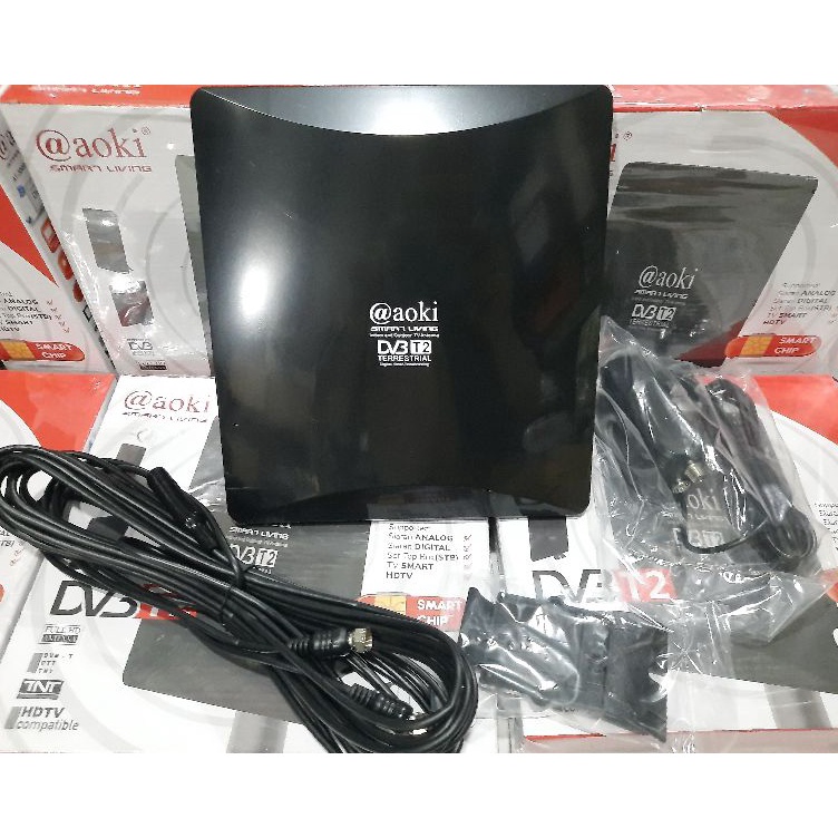 KODE U63B Antena Digital Aoki 3 Dv3 T2 Antena Aoki
