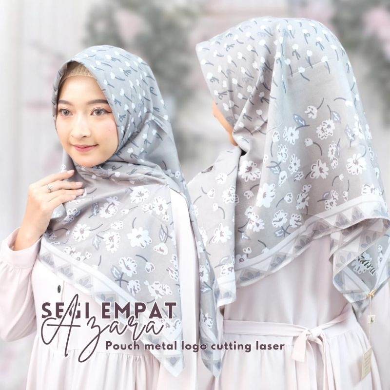 PAKET USAHA GROSIR ISI 10 PCS JILBAB SEGIEMPAT PARIS PREMIUM POUCH BY AZARA
