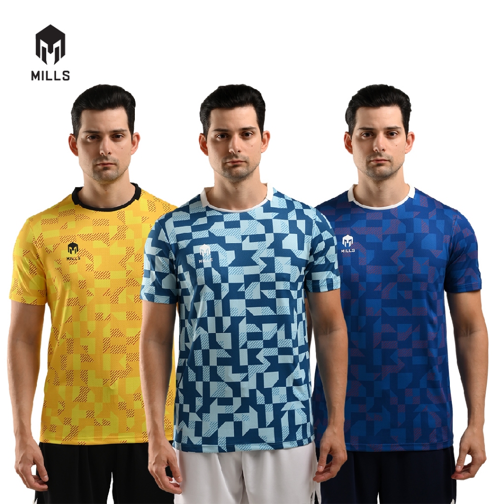 MILLS Baju Olahraga Jersey Sepakbola Football Futsal Soccer Jersey Labyrinth 1328