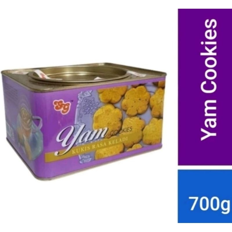 

700GR SG GG YAM COOKIES BISKUIT KELADI KALENG TARO BISCUIT 700G MALAYSIA