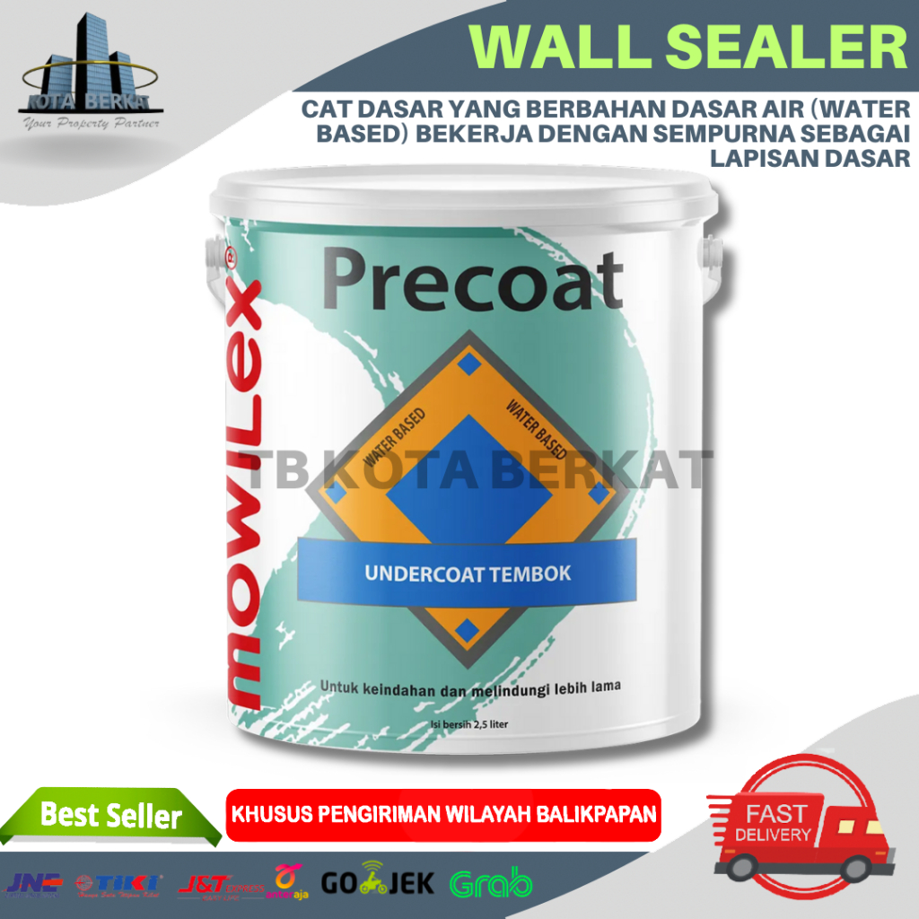 CAT DASAR MOWILEX / PRECOAT UNDERCOAT MOWILEX / UNDERCOAT TEMBOK 20L