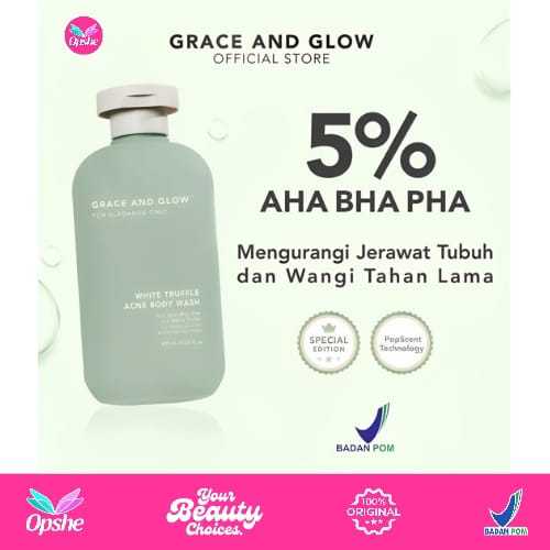 Grace and Glow White Truffle Acne Body Wash