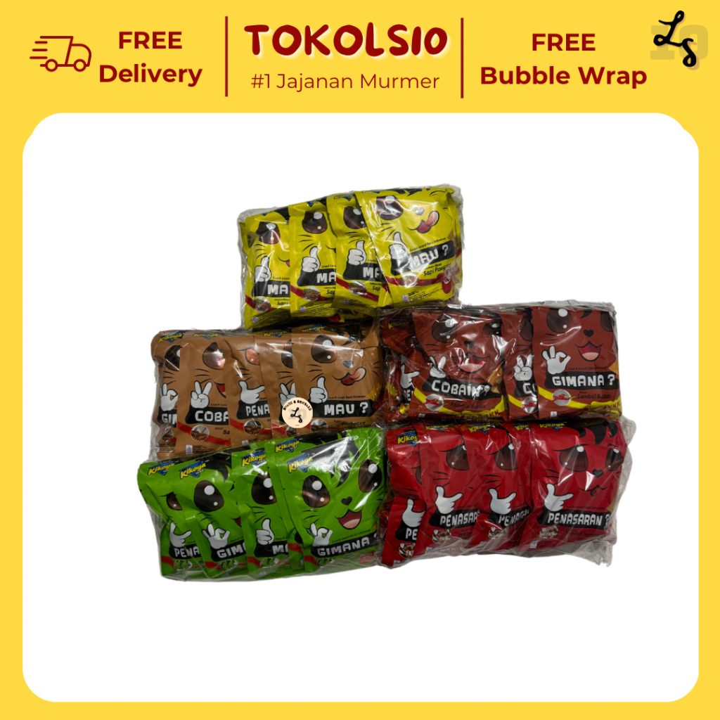 

Kikoya Snack Makanan Ringan 1 Pack Isi 10 pcs @20gr