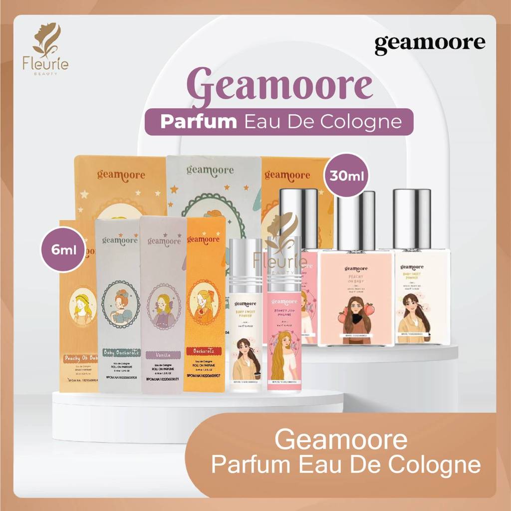 Geamoore Parfum Eau De Cologne Roll On 6ml / Spray 30ml