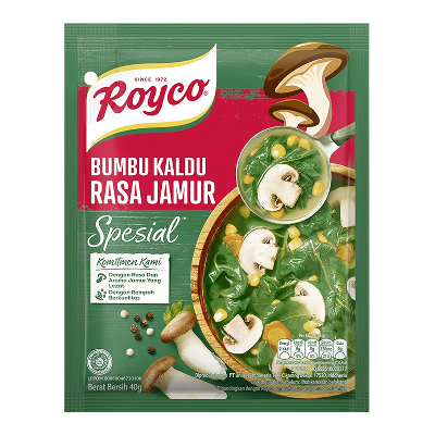 

Royco Bumbu Kaldu Penyedap Rasa Jamur Spesial 40 gr