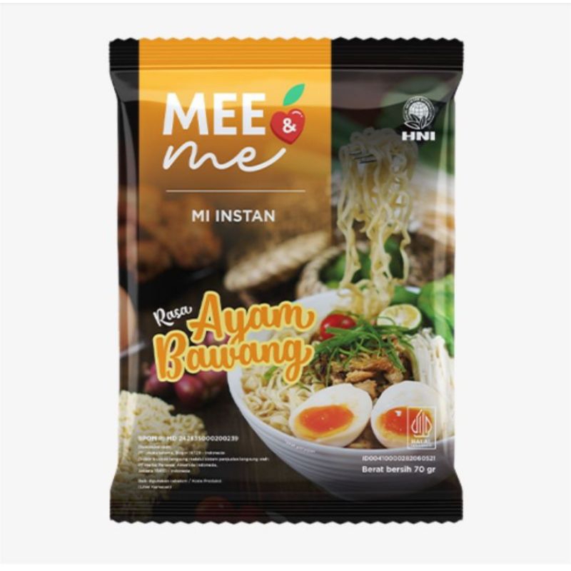 

Mee&Me mie instan kuah no gluten Isi 10 bungkus