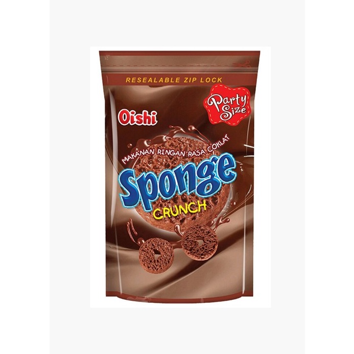 

MURAH MERIAH Oishi Sponge Crunch Coklat 1gr