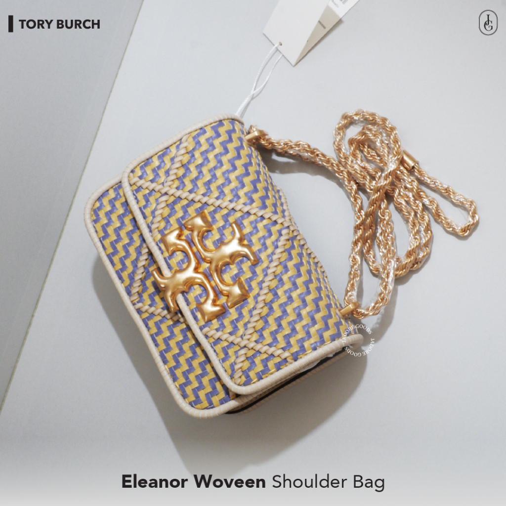 Tory Burch Eleanor Woveen Shoulder Bag