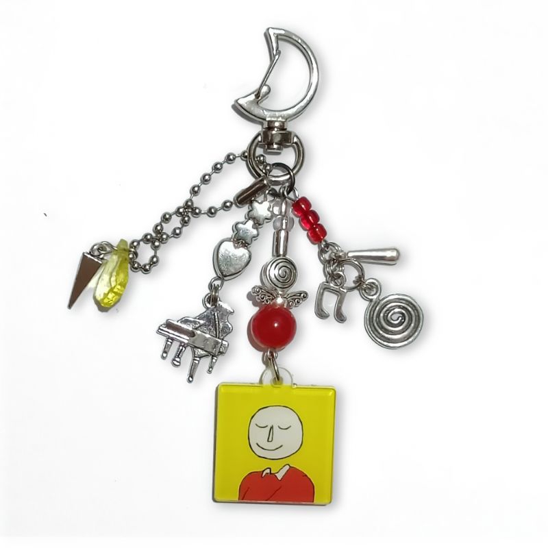 men i trust keychain gantungan kunci bag charm by zero roentgen