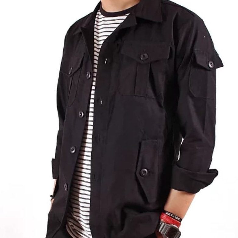 KP8 BUTTON PARKA JAKET  JAKET SEMI PARKA SK2