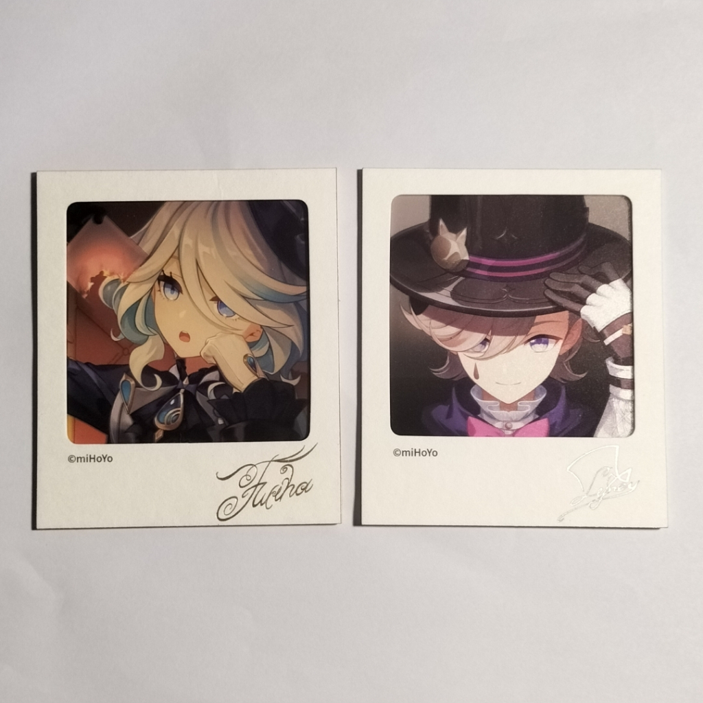 Genshin Impact Furina Lyney Polaroid Photocard official limited